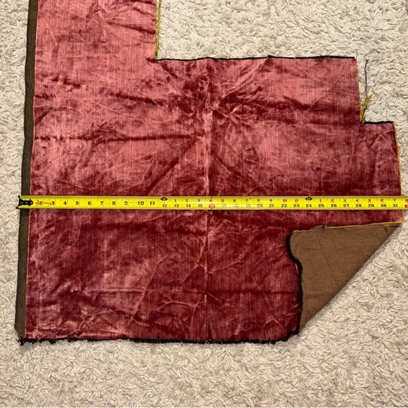 Velvet Upholstery Fabric Remnanats - Picture 12 of 12